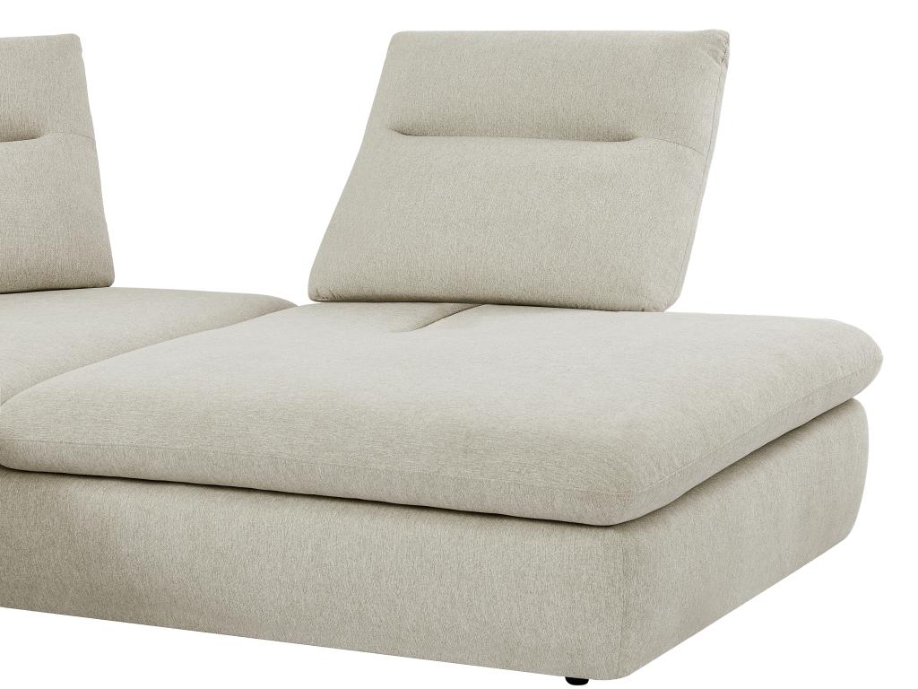 fondriano - Canapé tissu chiné Beige - Vue supplémentaire 2