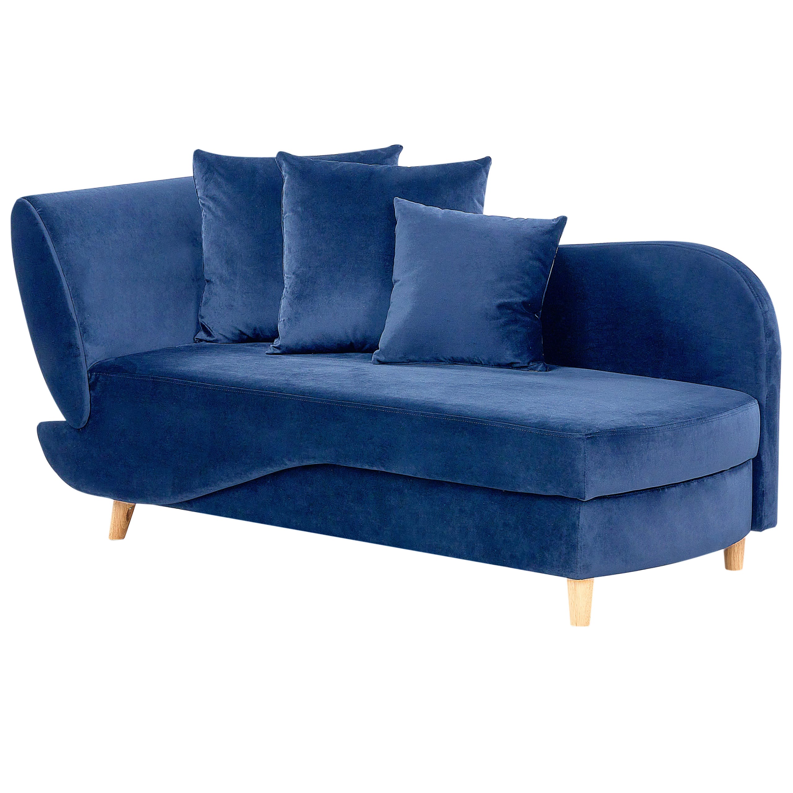 meri - Canapé velours Bleu - Vue supplémentaire 2