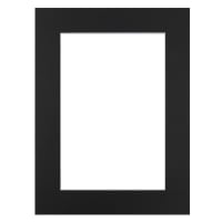 PASSE-PARTOUT - Passe-partout en carton noir 20x30 cm ouverture 13x18 cm
