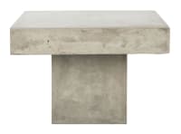 Table de basse intérieur/extérieur en béton gris foncé
