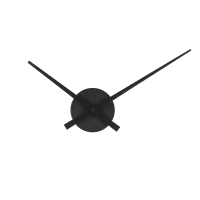 LITTLE BIG TIME - Horloge murale en aluminium noire D41