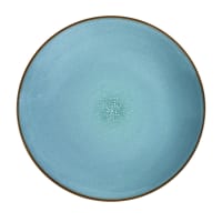 FEELING TURQUOISE - Coffret 6 assiettes plates D26,5cm
