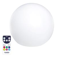 BOBBY - Boule lumineuse sans fil LED Polyéthylène Multicolore D20CM