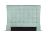 MEGAN - Tête de lit capitonnée en tissu - Bleu clair, Largeur - 160 cm