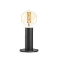 SOL - Lampe à poser variateur tactile ampoule LED globe filament métal