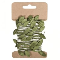 FEUILLES - Guirlande de feuilles vertes en papier 2m