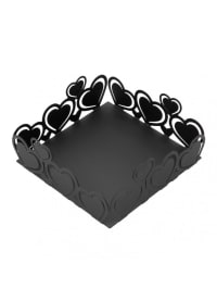 COEUR - Range serviette noir