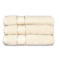 UNIS - Juego de 3 toallas de baño 70x130 cm 380gr/m2  crudo