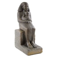 SENENMOUT - Statue Égyptienne Senenmout avec la princesse H20cm