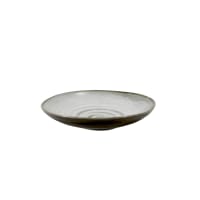ETHNIC - Coupelle en porcelaine gris 16.5 cm - Lot de 5