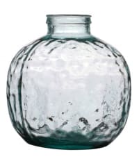 RECYCLÉ - Vase rond en verre recyclé H35cm