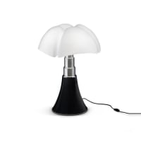 MINI PIPISTRELLO - Lampe LED noire avec variateur H35cm