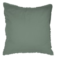 COTON LAVÉ - Lot de 2 taies d’oreiller unies 65x65 cm
