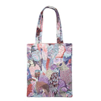 JUNGLE BIRDS - Sac 35x40 cm Parme