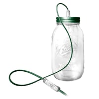 BALL USA - Lampe bocal en verre vert sapin