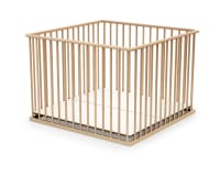 Parc fixe 100x100 hêtre verni