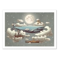 OCEAN MEETS SKY - TERRY FAN - Poster artistico 50 x 70 cm