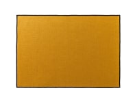 BORGO - Lot de 4 sets de table jaune en lin 35x48