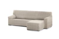 EYSA PREMIUM - Copridivano per divano ad angolo destro ecru 250 - 360 cm