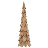 BOIS - Sapin de Noël morceaux de bois naturel H120cm
