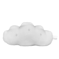 LILY GREY - Coussin nuage en coton gris