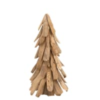 FLOTTÉ - Sapin de Noël fin bois flotté naturel H35cm