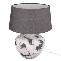 BAY - Lampe de table en ceramique gris