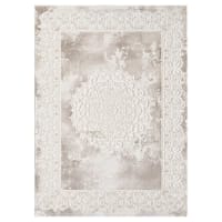 Tapis orient style en polypropylène beige 160x220