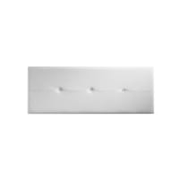 JUDITH - Tête de lit 160x55 cm blanc, capitonnée cuir synthétique