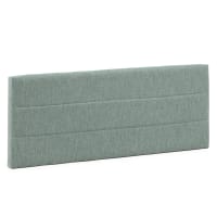 MICONOS - Tête de lit tapissée 160x60 cm couleur verte, 8 cm d'épaisseur
