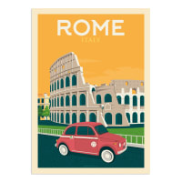 Affiche Rome  21x29,7 cm