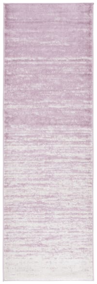 ADIRONDACK - Tapis de salon interieur en crème & violet, 76 x 244 cm