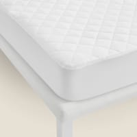 DERMOPROTECCIÓN - Protector de colchón de poliéster blanco 180x200cm