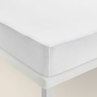 DERMOPROTECCIÓN - Protector de colchón de microfibra blanco 105x190/200 cm