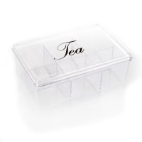 Caja transparente para el té