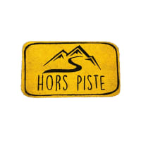 HORS PISTE - Paillasson en coco jaune et noir 70x40cm