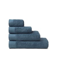 NILO - Toalla baño algodón egipcio azul 90x150