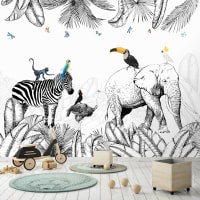 EMBELLIE - Papel pintado panorámico no tejido 336x270cm