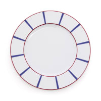 AMATXI - Assiette plate Porcelaine Blanc 26,50 cm