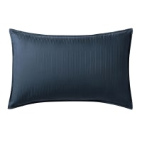 GRAND HOTEL - Taie d'oreiller en satin de coton bleu 50x70