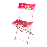 GARDEN PARADISE - Chaise pliante en acier