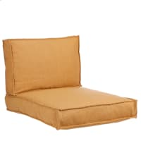 SALVADOR - Coussins de chaise jaune 60x80