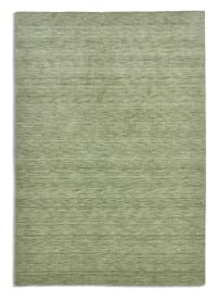 HOLI - Tapis salon - tissé main - 100% laine - vert clair 190x250 cm