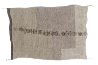 JAMBO - Tapis ethnique design en laine ivoire 170x240