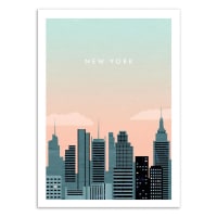 NEW YORK - KATINKA REINKE - Affiche d'art 30 x 40 cm