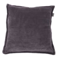 CHARME - Coussin couleur anthracite 50x50