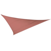 Toile d'ombrage triangulaire 5 mètres terracotta