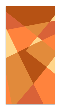 ALFOMBRAS MINIMALISTAS 2 - Alfombra vinílica geometría abstracta naranja 200x250 cm