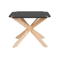 MISTE - Table basse scandinave l. 60 x h. 40 cm noir