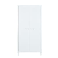 Armoire / casier blanc style scandinave blanc 2 portes